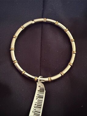 Brighton Gold and Silver Two-Tone Tubular Bracelet
